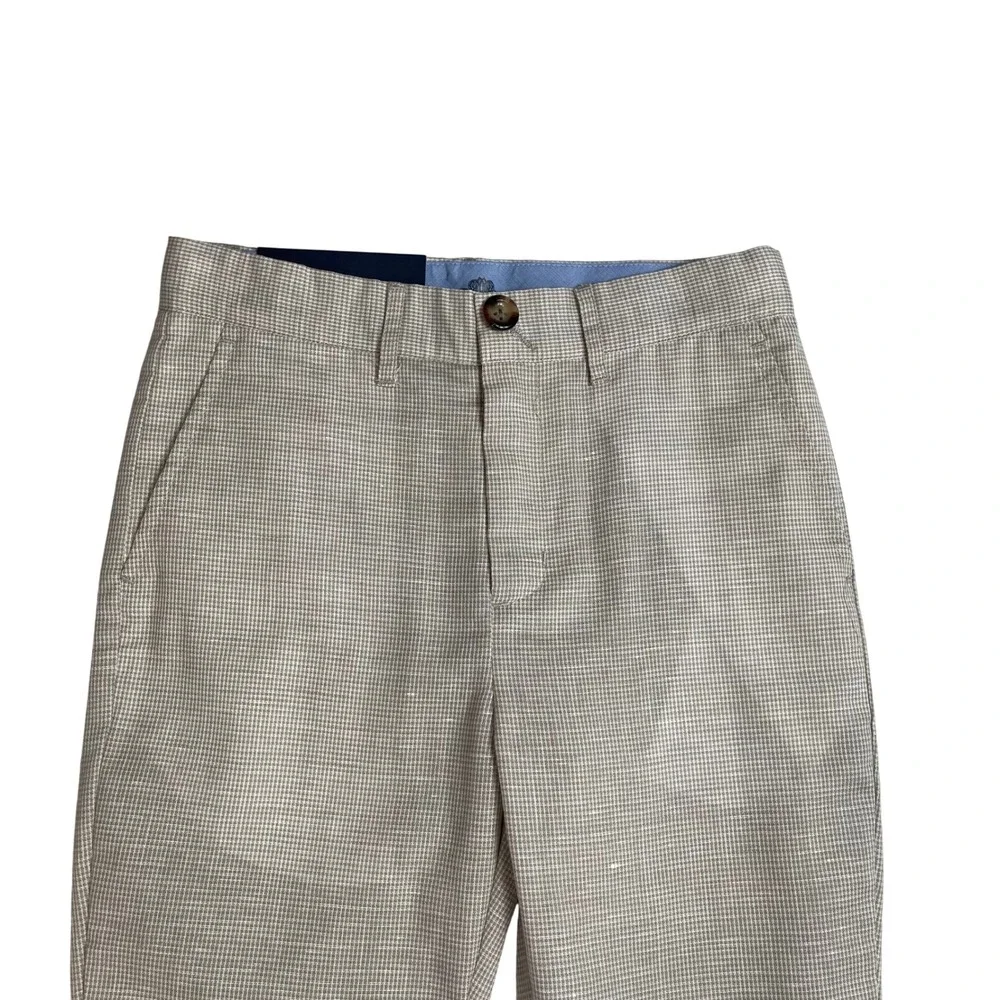 Browns & Company Palmetto Pants Boys Plaid Dress Pants Size 7 Chino Slacks